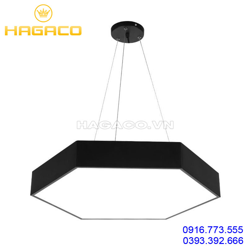 Đèn led thả văn phòng lục giác D600