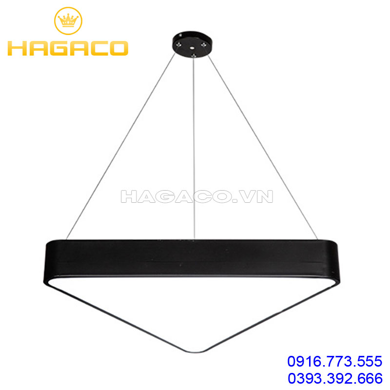 Đèn led thả văn phòng tam giác D600