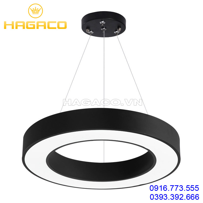 Đèn led thả văn phòng tròn dạng viền D600