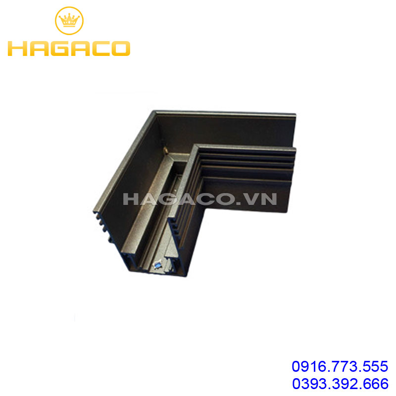 Ke nối góc đèn ray nam châm