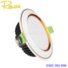 Đèn led âm trần Diamond Kingled mặt cong viền vàng 10w - Đơn sắc