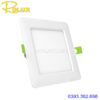 Đèn led âm trần siêu mỏng Pearl Kingled 9w 12w 18w 24w - Mặt vuông