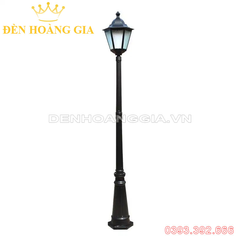 Đèn led trụ sân vườn cao 1 bóng Rolux-TSV1B01