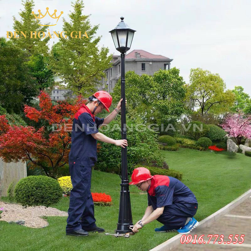 Đèn led trụ sân vườn cao 1 bóng DHG-CSVCD1B01
