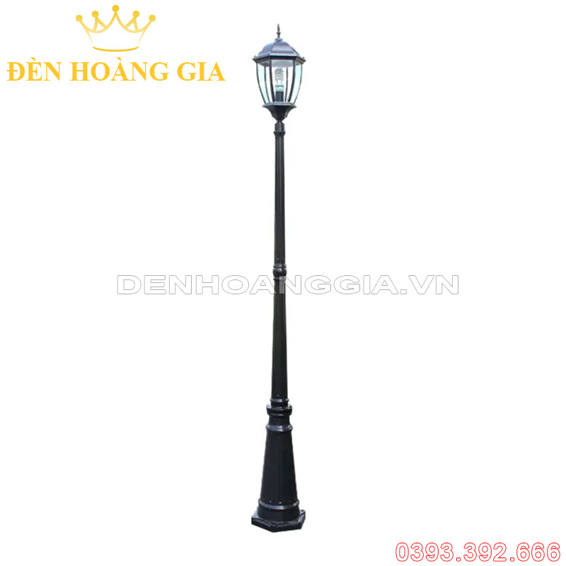 Đèn led trụ sân vườn cao 1 bóng Rolux-TSV1B02