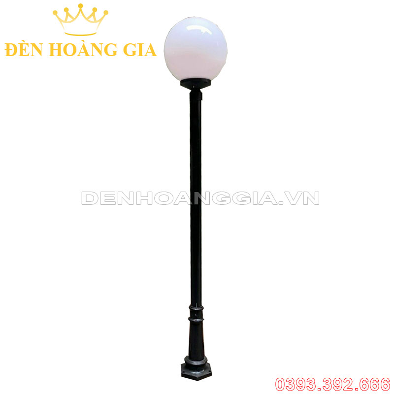 Đèn led trụ sân vườn cao 1 bóng Rolux-TSV1B04