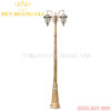 Đèn led trụ sân vườn cao 2 bóng Rolux-TSV2B10