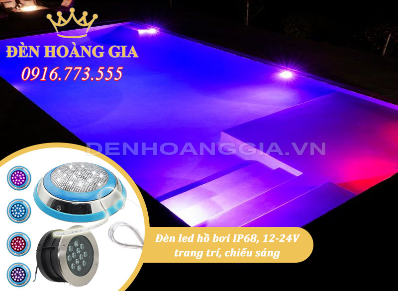 Các loại đèn led hồ bơi