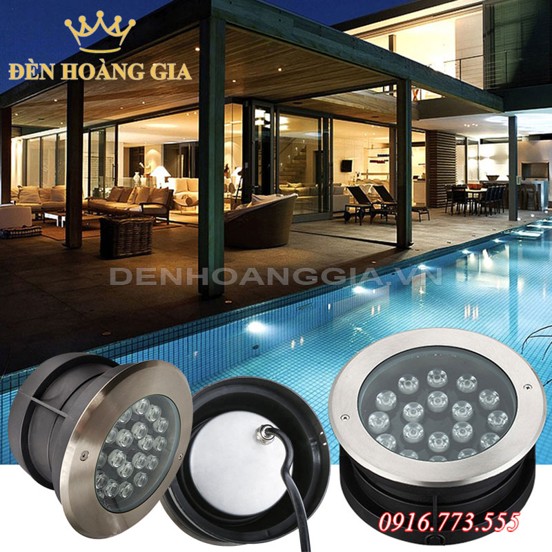 Đèn led hồ bơi gắn âm hồ