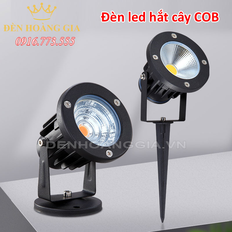 Đèn led hắt cây COB chân kim và chân đế