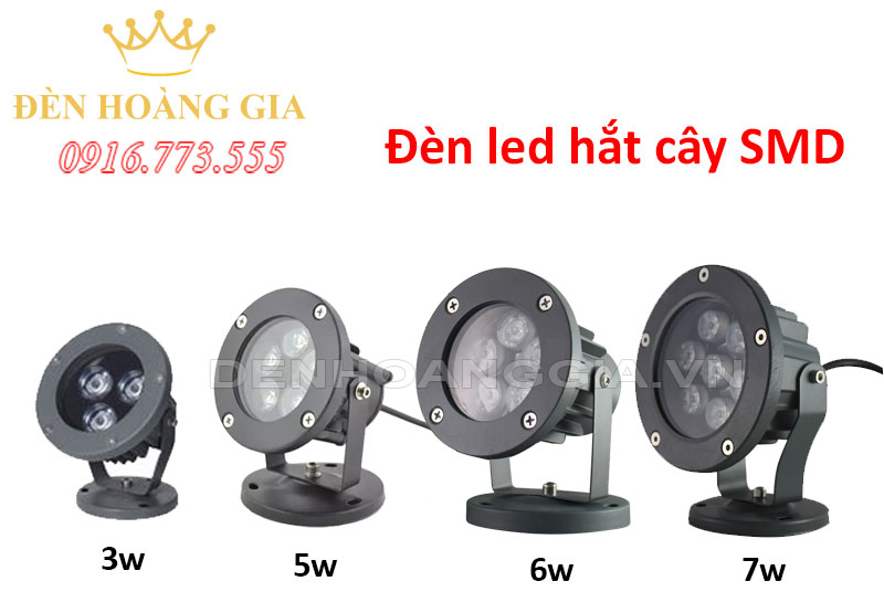 Đèn led hắt cây SMD 3w, 5w, 6w, 7w