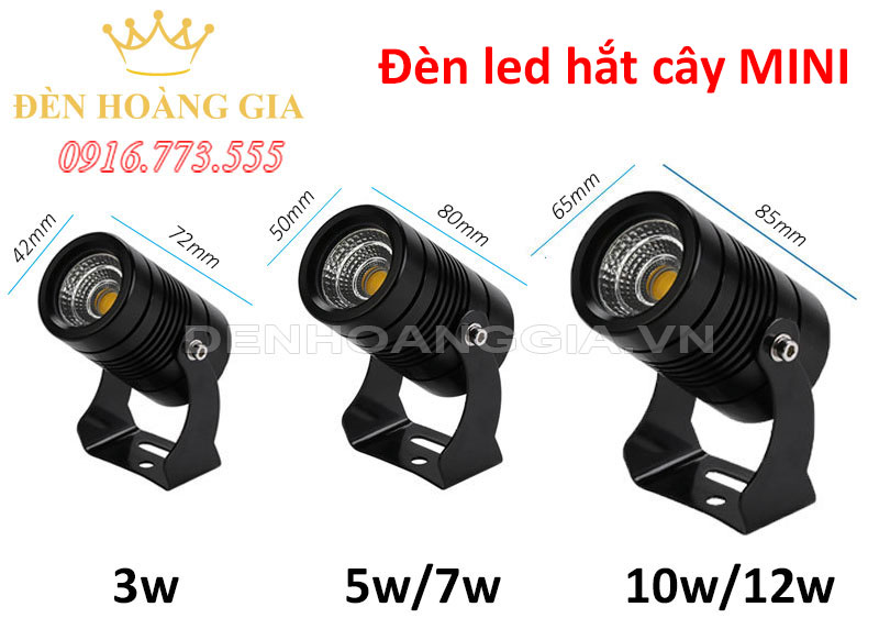 Các sản phẩm đèn led hắt cây MINI