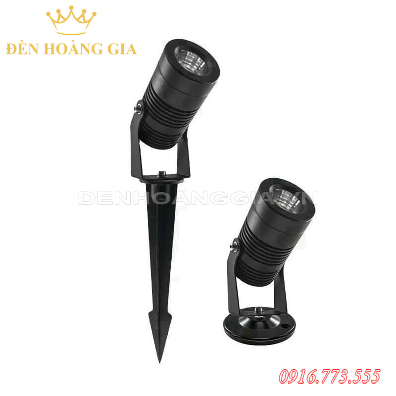 Đèn led cắm cỏ chiếu cây chiếu điểm ngoài trời Mini