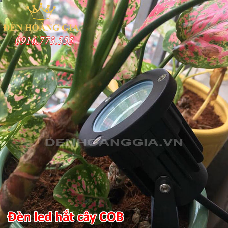 Đèn led hắt cây COB