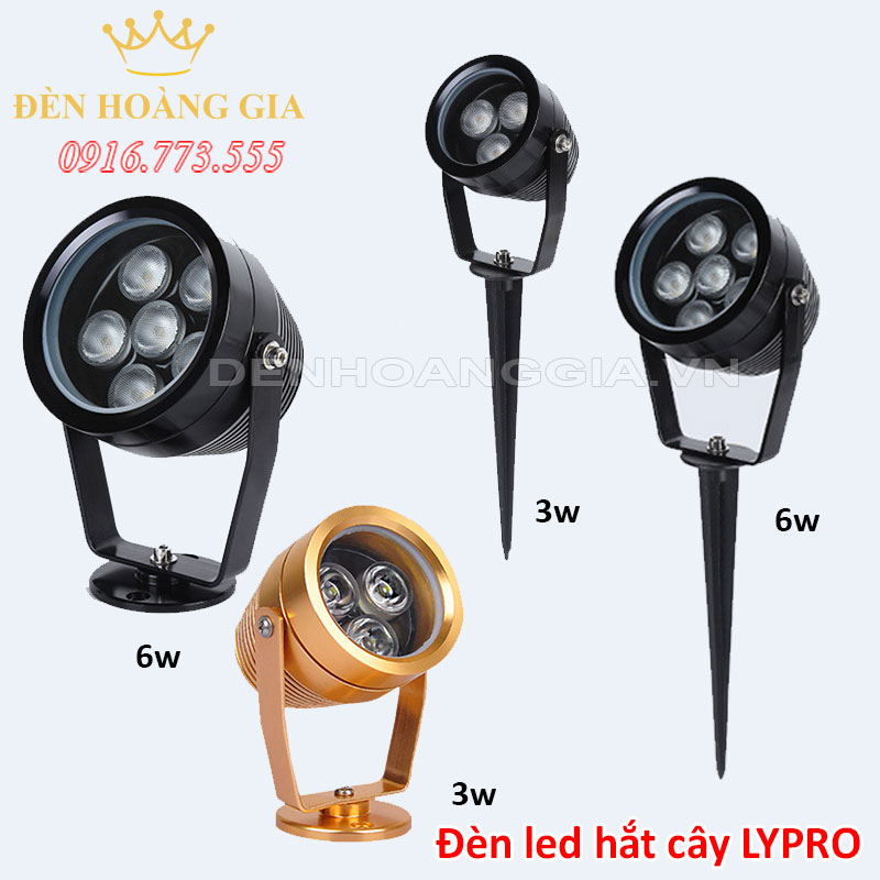 Đèn led hắt cây LYPRO 3w, 6w