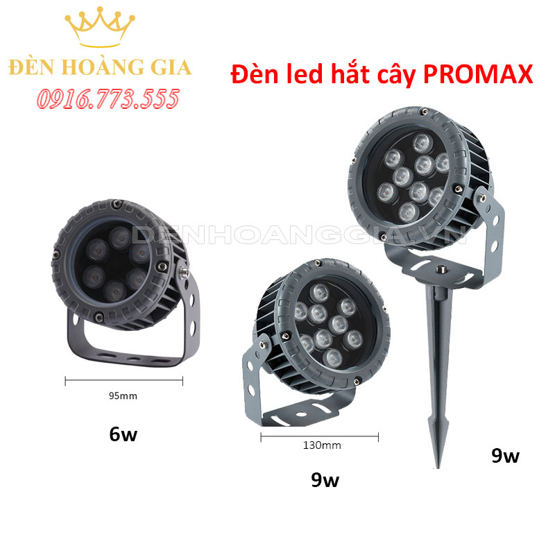 Đèn led hắt cây Promax 6w, 9w