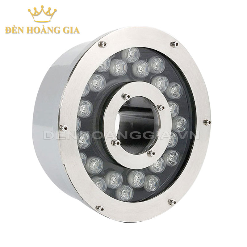 Đèn led âm nước bánh xe 24w