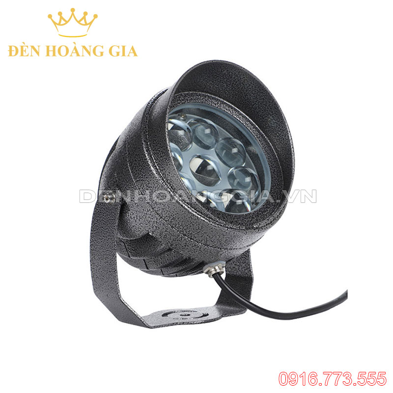 Đèn led rọi cột 27w tròn có mũ