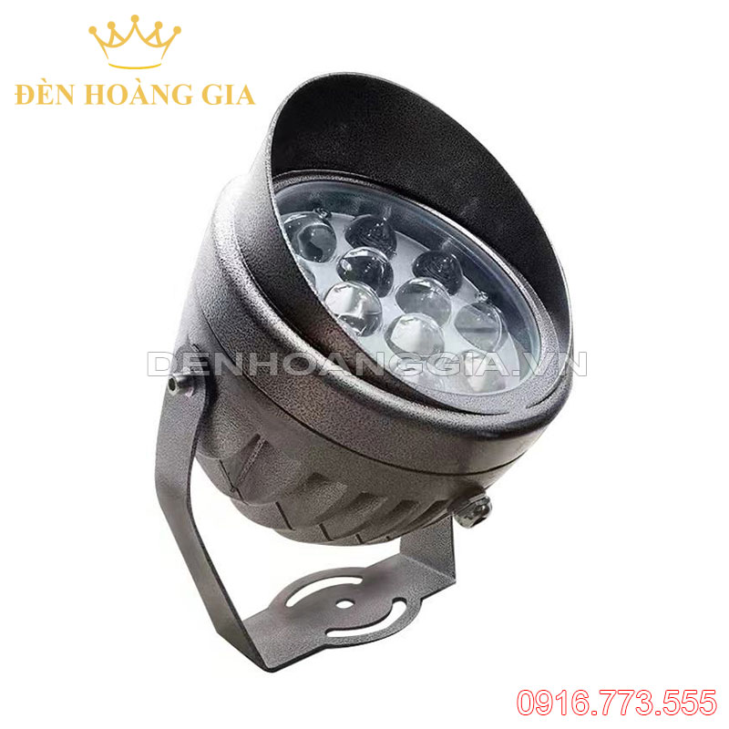 Đèn led rọi cột 36w tròn có mũ