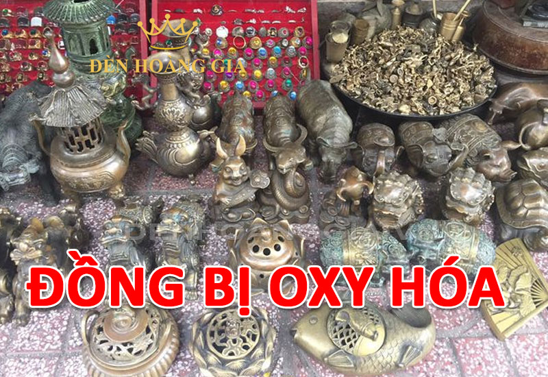 Hiện tượng đồng bị xỉn màu, đồng bị oxy hóa