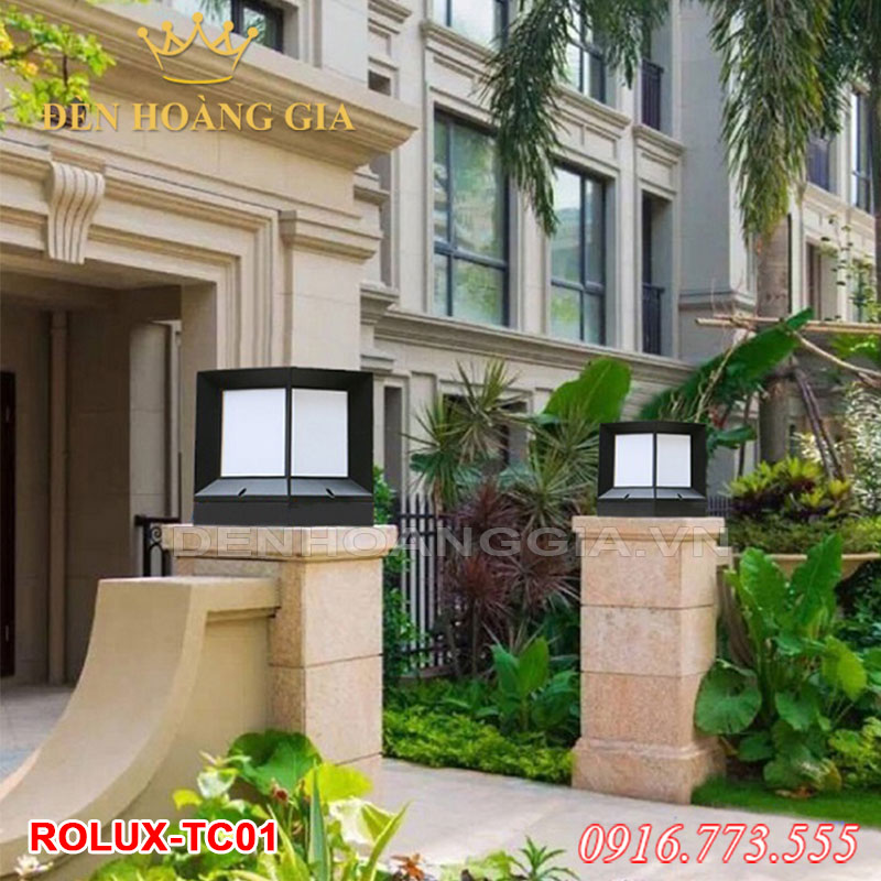 Ứng dụng lắp đèn trụ cổng hiện đại