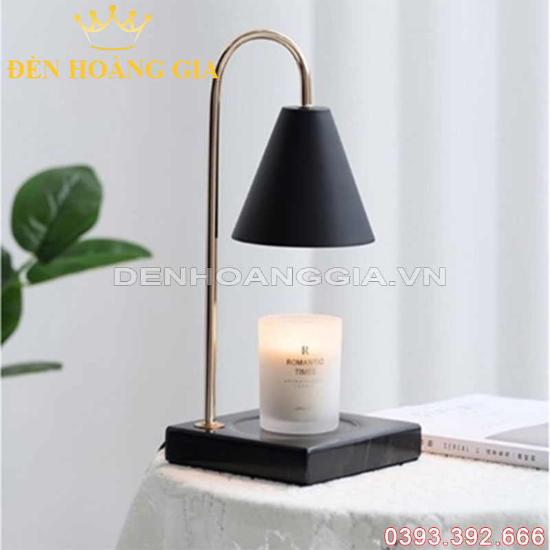 Đèn bàn Đốt nến Đen Rolux-DBDN2321BK