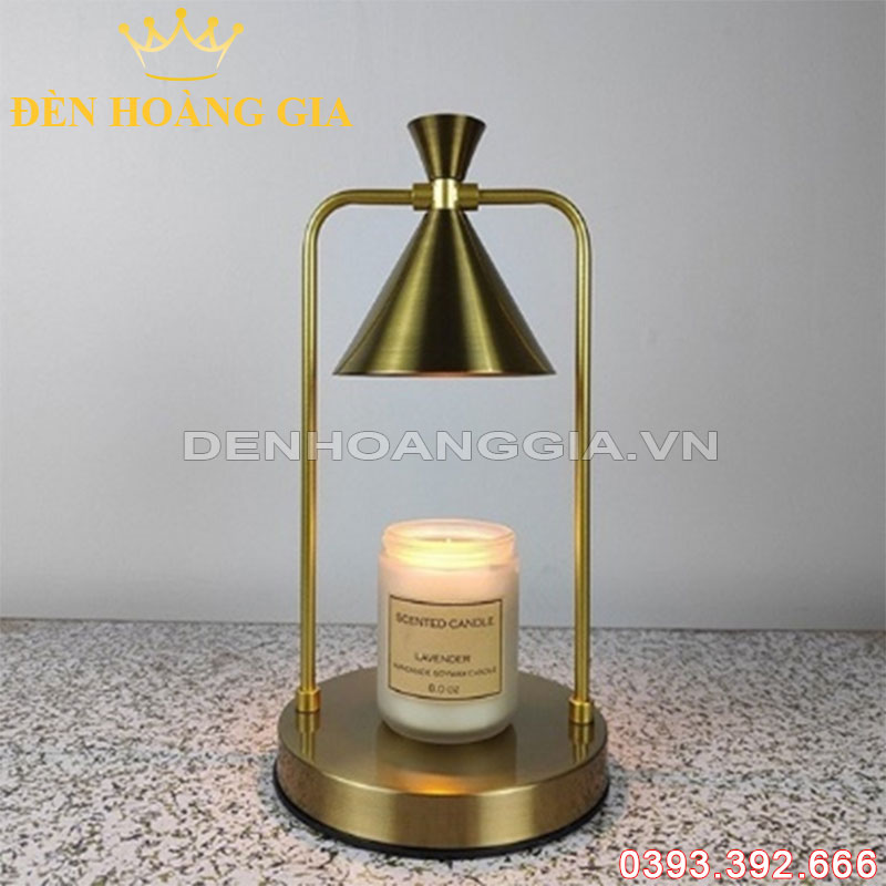 Đèn bàn Đốt nến Vàng Rolux-DBDN2323YL