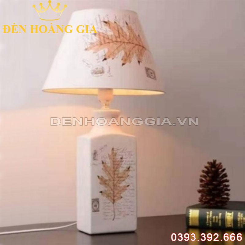 Đèn bàn trang trí hiện đại Lá mùa thu Rolux-DB5713