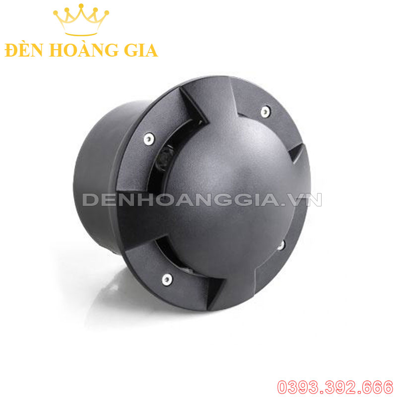 Đèn led âm đất hắt ngang 4 hướng