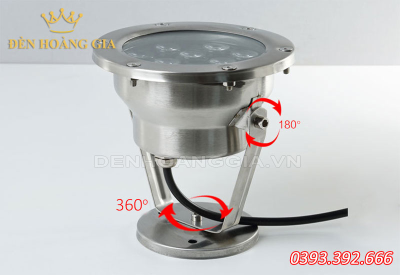 Đèn led âm nước chiếu điểm có caais tạo linh hoạt