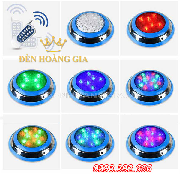 Đèn led hồ bơi đa dạng màu ánh sáng