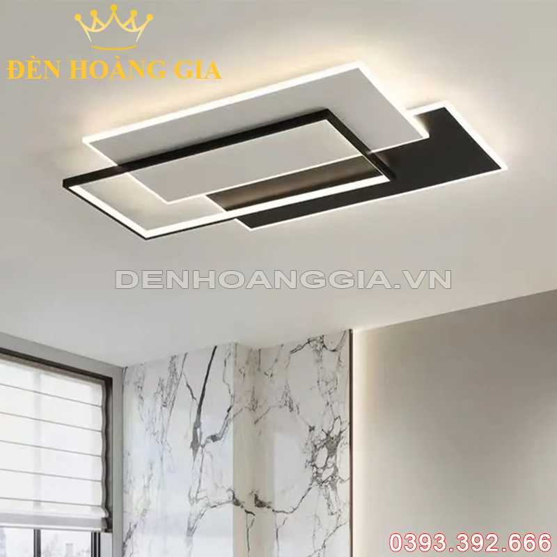 Đèn led mâm Chữ nhật Rolux-DMOTHB921100