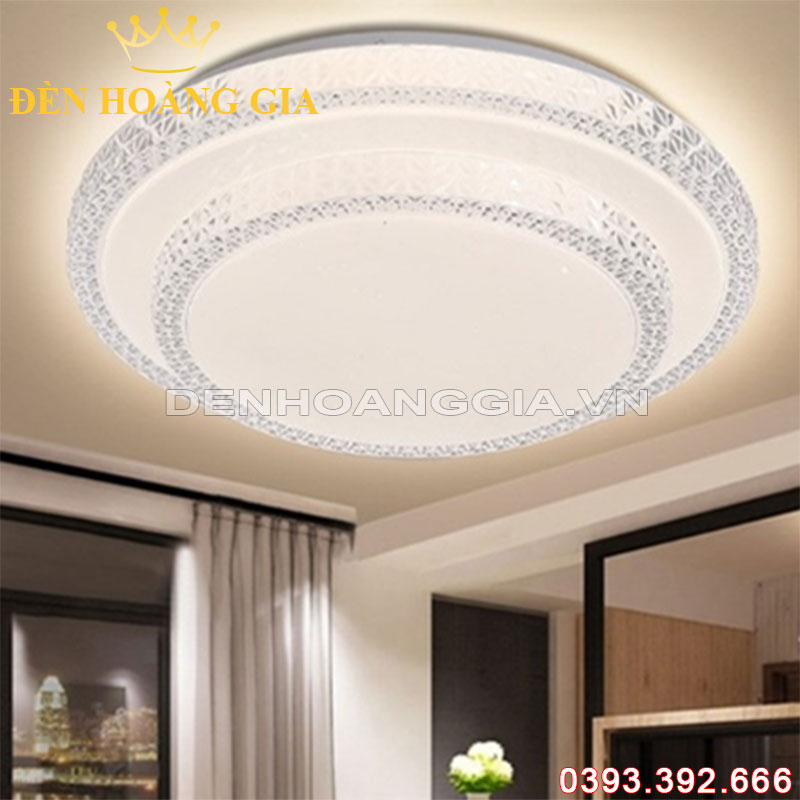 Đèn led mâm ốp trần Tròn hiện đại Rolux-DMOTT2022500
