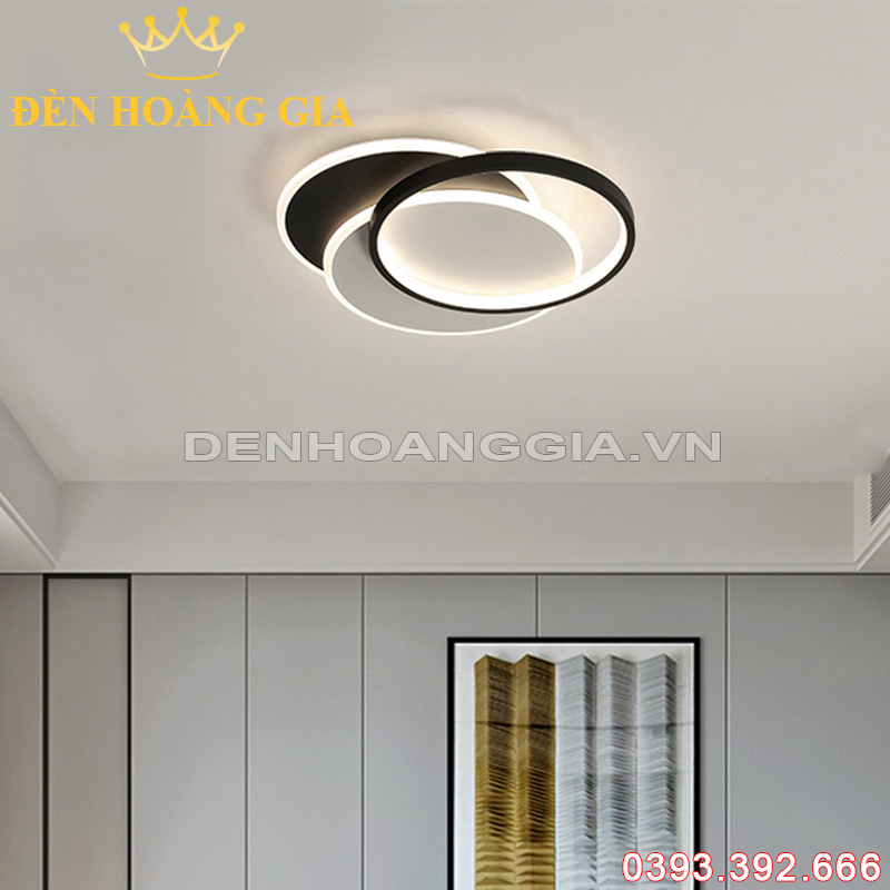Đèn led mâm ốp trần Tròn hiện đại Rolux-DMOTTHB92500