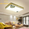 Đèn led mâm Pha lê Chữ nhật Rolux-DMOTB18200