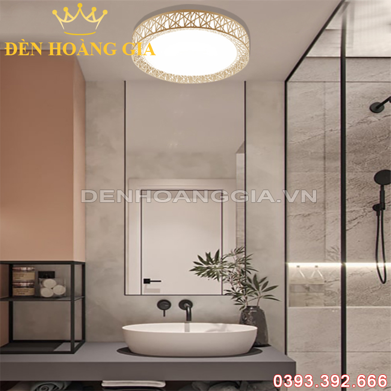 Đèn led ốp trần Decor màu Trắng Rolux-DOTJ6500WH