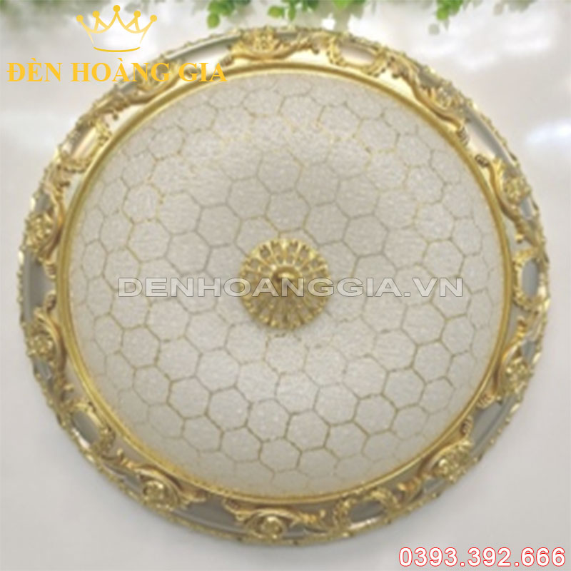 Đèn Led ốp trần tân cổ điển 3 màu Rolux-DOTCD008