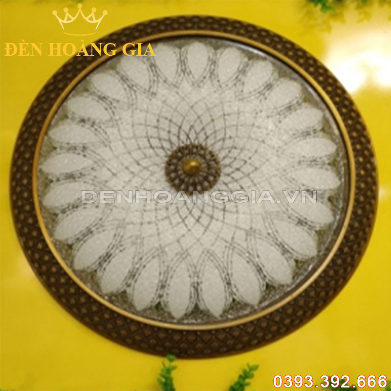 Đèn Led ốp trần tân cổ điển 3 màu Rolux-DOTCDY002