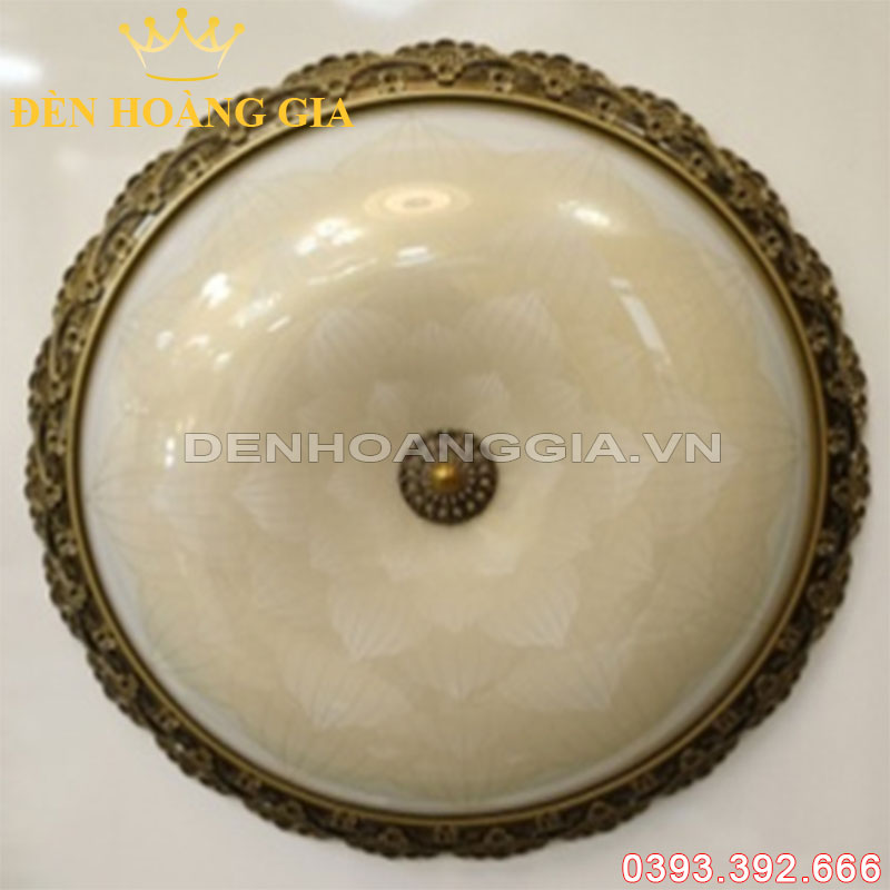 Đèn Led ốp trần tân cổ điển 3 màu Rolux-DOTCDY005