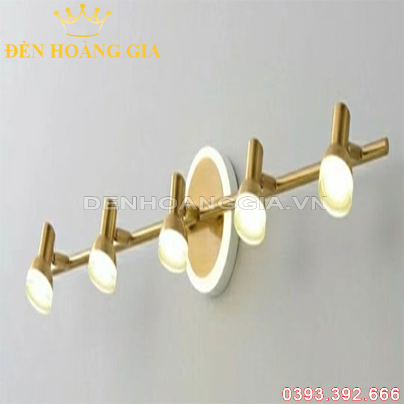 Đèn led rọi tranh hiện đại 5 bóng Rolux-DRT5B8006
