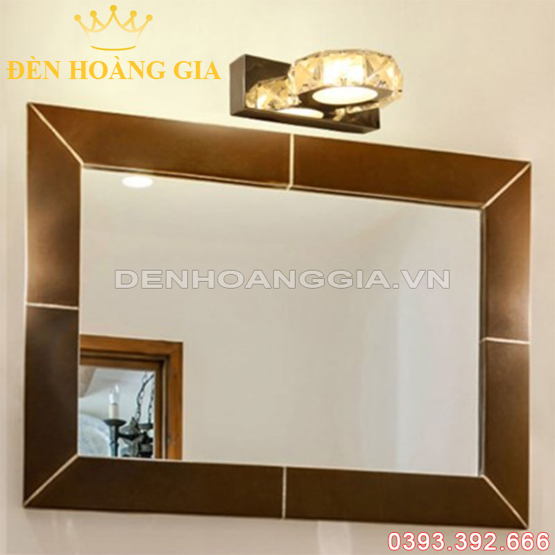 Đèn led rọi tranh - rọi gương Pha lê 1 bóng 5W Rolux-DRTG80185W