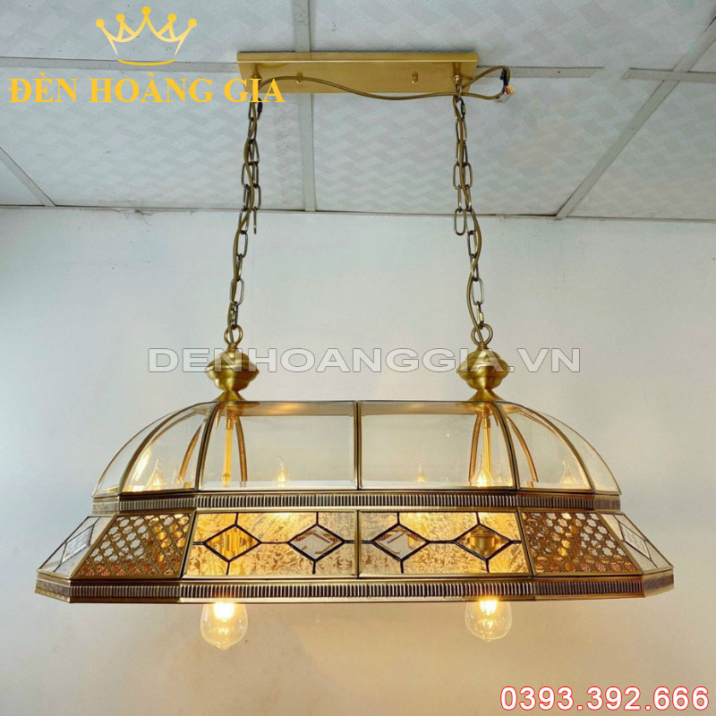 Đèn led thả Đồng Rolux-DTDA8010/5+5