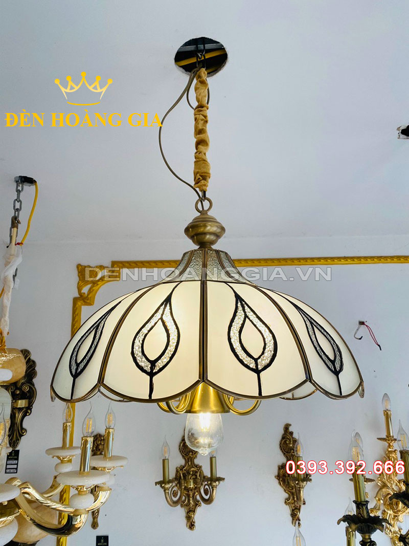 Đèn led thả Đồng DHG-TD17/5/5 cao cấp