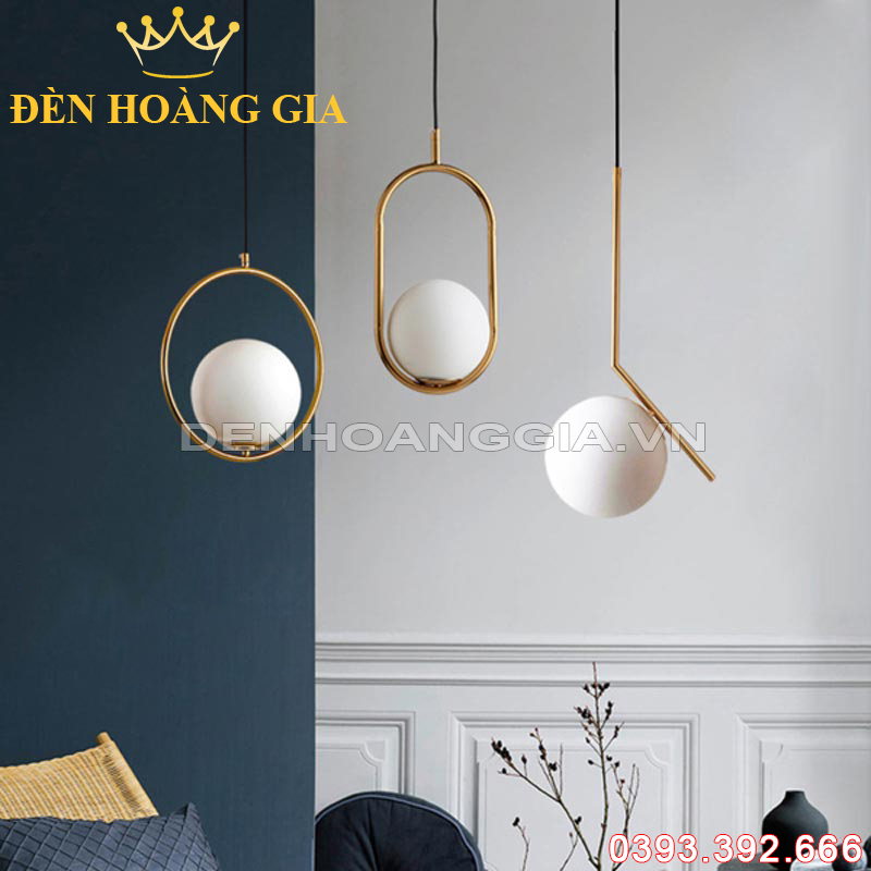 Đèn led thả hiện đại bộ 3 đèn decor Monaco Rolux-DLT3DCT150
