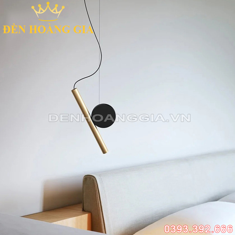 Đèn led thả phong cách Bắc Âu Gold Rolux-DLTBA01G