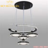 Đèn led thả trang trí Hiện đại 4 bóng Rolux-DLT4BD062