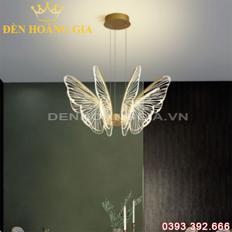 Đèn led thả trang trí hình cánh Bướm Rolux-DLTHD2336