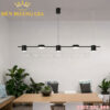 Đèn led thả trang trí Luxury Black 6 bóng Rolux-DLTLux6B05BK