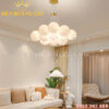 Đèn led thả trang trí Ngọc trai 13 bóng Rolux-DLTNT13B001