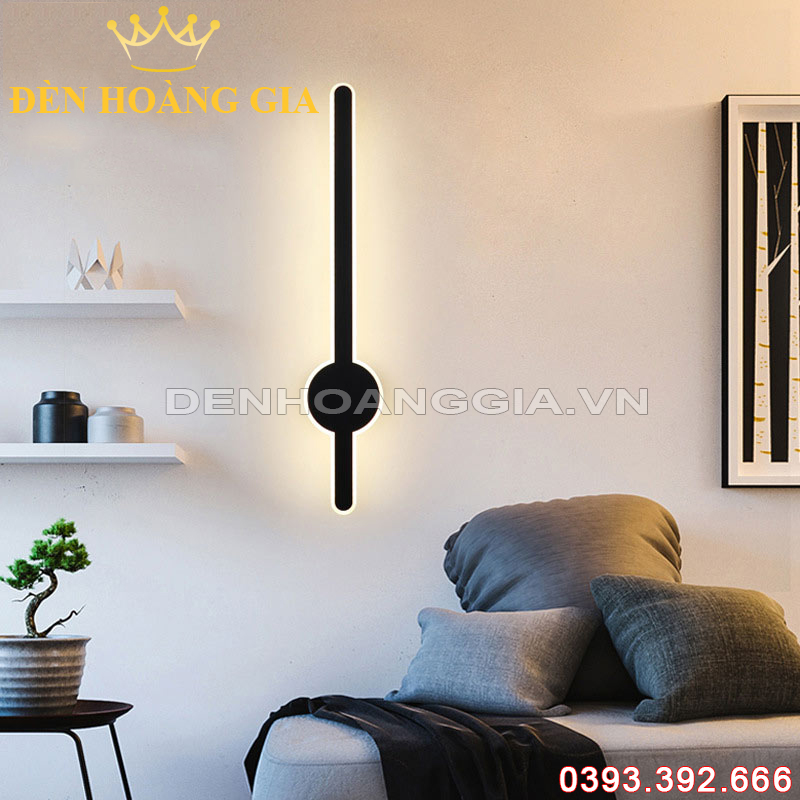 Đèn Led tường hiện đại Decor phong cách Bắc Âu Black Rolux-DTHDCT0014BK